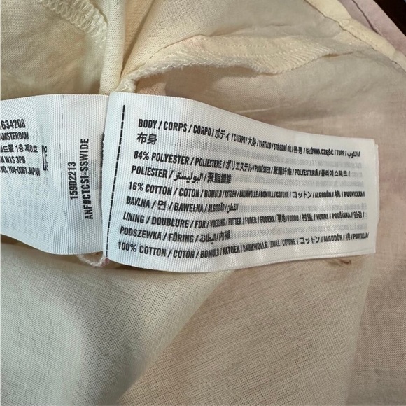 Abercrombie & Fitch Women’s Poplin Tiered Floral V Neck Ruffle Dress Size MT - Picture 4 of 12